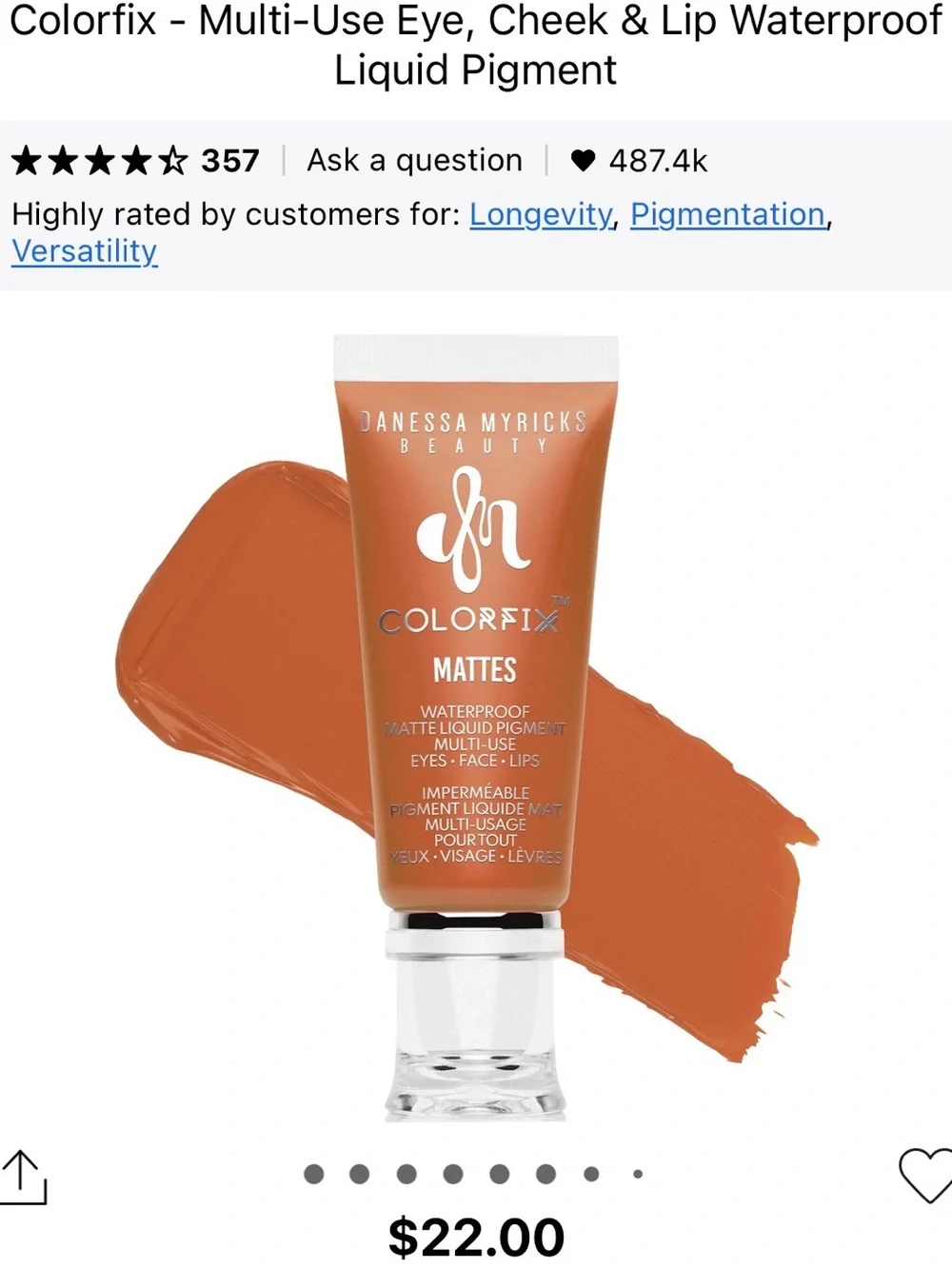 Danessa Myricks Beauty matte liquid